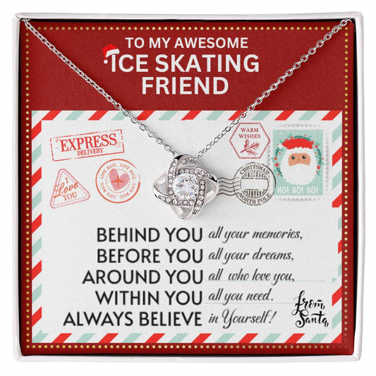 JGF Jewelry Gifts for Family Ice Skating Best Friend Bestie BFF Last Minute Gifts for Christmas