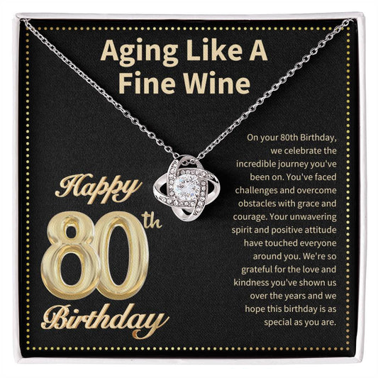 JGF Jewelry Gifts for Family 80th Birthday Card  for Women