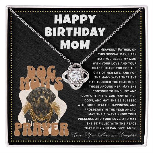 JGF Jewelry Gifts for Family Happy Birthday Dog Lover Mom Necklace for Women