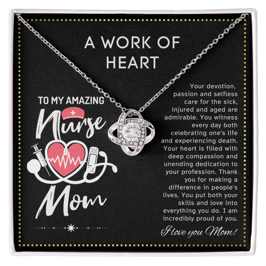 JGF Jewelry Gifts for Family | RN Mom Gifts | My Mom Is A Nurse Necklace Jewelry | Nurses Week Gifts For Mom