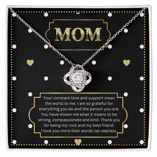 JGF Jewelry Gifts for Family Gifts For Mom Who Has Everything Love Knot Necklace