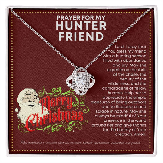 JGF Jewelry Gifts for Family Prayer For My Hunter Friend For Women