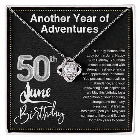 JGF Jewelry Gifts for Family 50th Birthday Gifts For Wife June