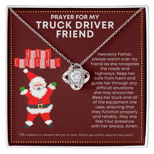 JGF Jewelry Gifts for Family Prayer For My Truck Driver Friend