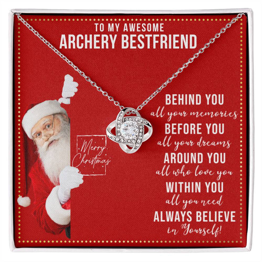 JGF Jewelry Gifts for Family Necklace Gift For Archery Adult BFF Bestie Female Friend