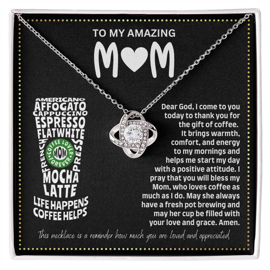 JGF Jewelry Gifts for Family Birthday Gift For Coffee Lover Mom Who Has Everything