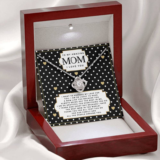 JGF Jewelry Gifts for Family I Love You Mom Necklace My Mommy