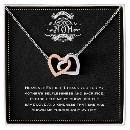 JGF Jewelry Gifts for Family - Trendy Heart Shape Necklace For Mom As Happy Mom's Day Gift From Young Son