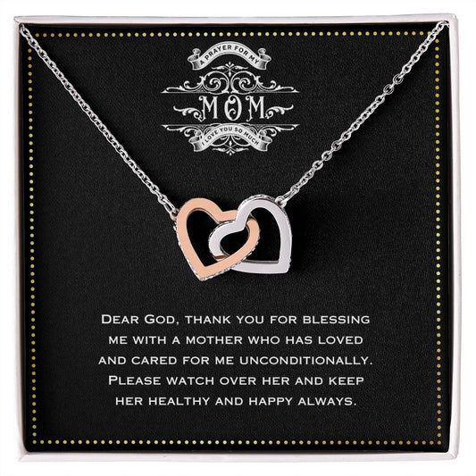 JGF Jewelry Gifts for Family - A Mother'S Love Has No End Necklace With Special Message Card From Daughter And Son In Law