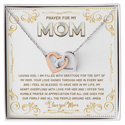 JGF Jewelry Gifts for Family Double Hearts Necklaces For Women