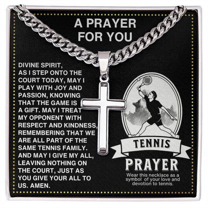 JGF Jewelry Gifts for Family Tennis Prayer