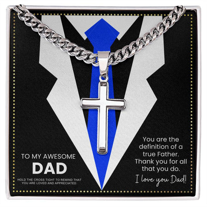 JGF Jewelry Gifts for Family Celtic Cross Pendant For Men Presents To Get Your Dad For His Birthday