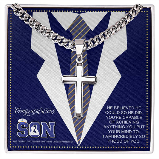 JGF Jewelry Gifts for Family Navy Military Gifts For Son