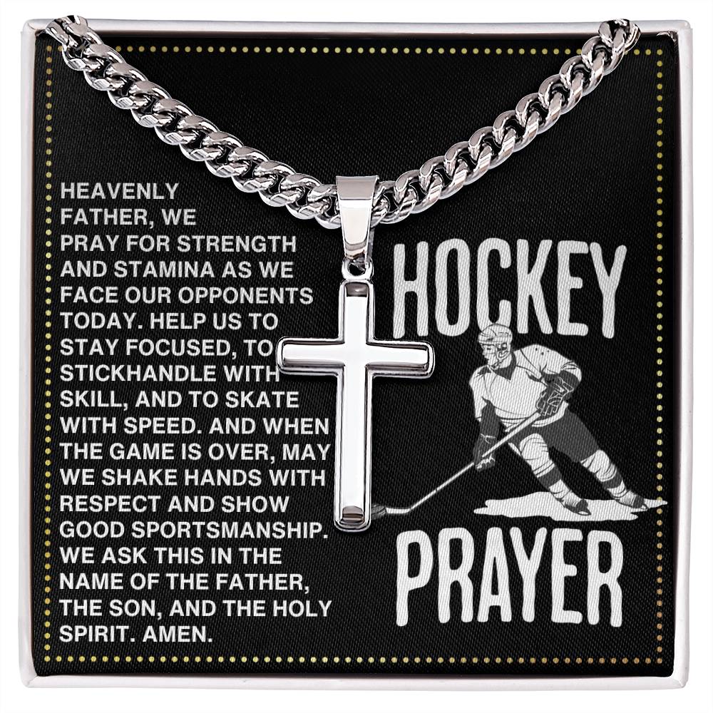 JGF Jewelry Gifts for Family Ice Hockey Necklace For Men Coach