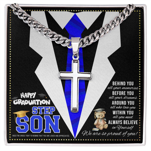 JGF Jewelry Gifts for Family Graduation Gifts For Step Son