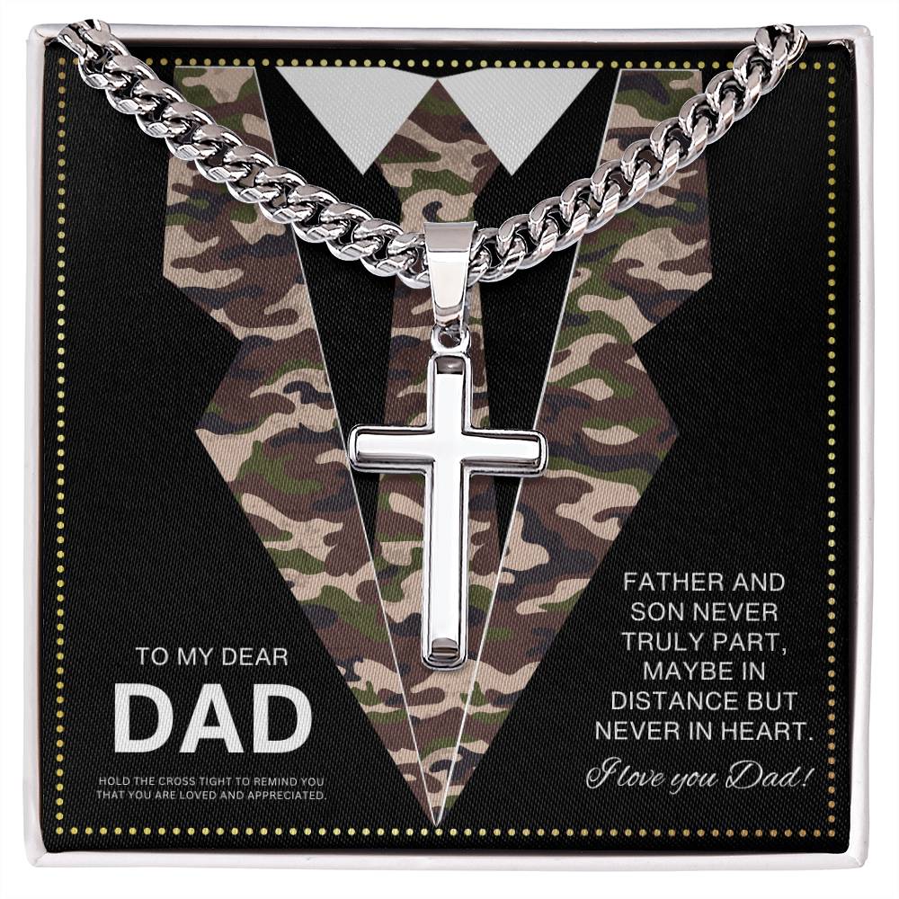 JGF Jewelry Gifts for Family Military Necklace For Men Marine Corps Necklace for Dad