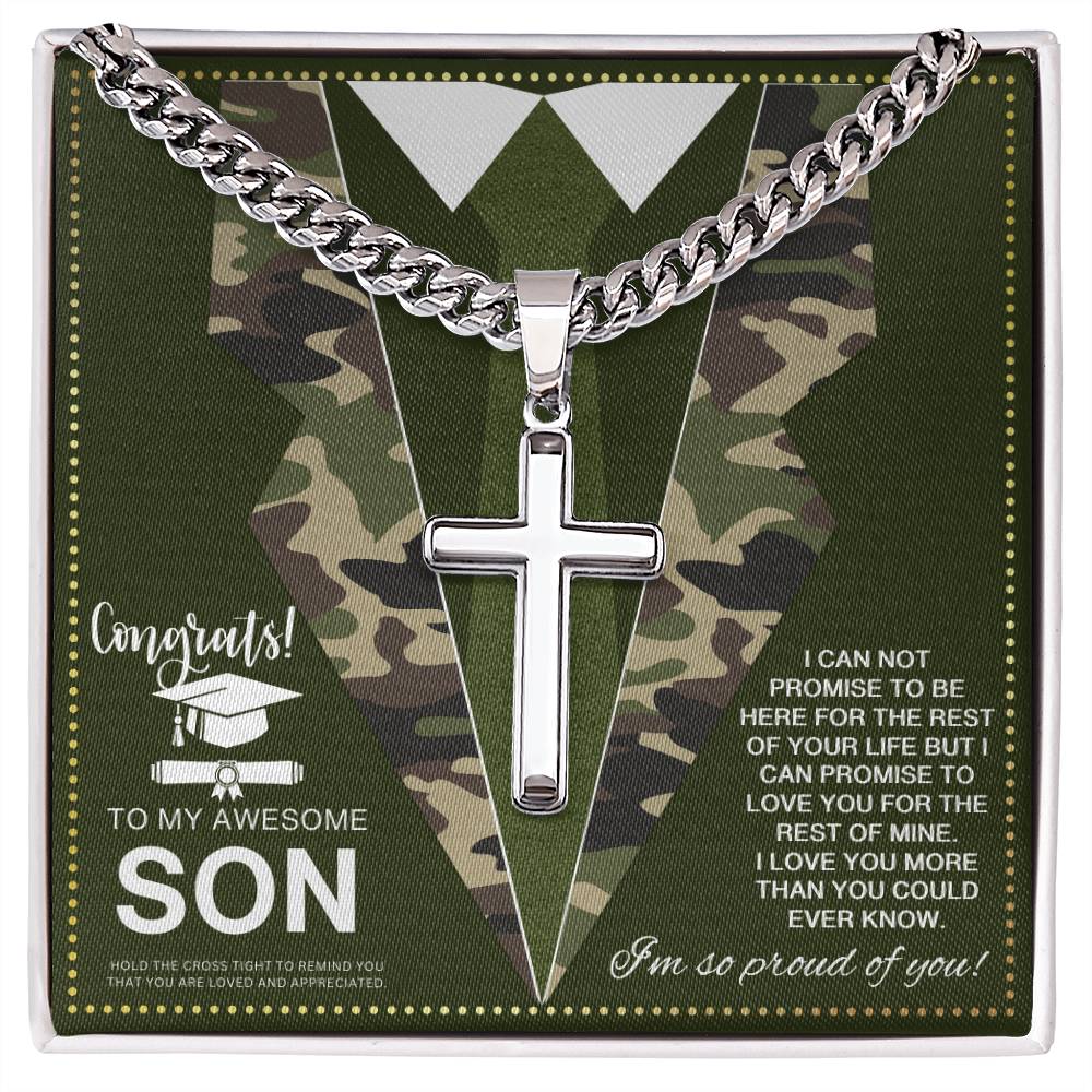 JGF Jewelry Gifts for Family Military Graduation Gifts for Son