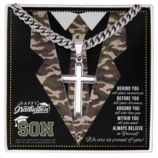 JGF Jewelry Gifts for Family US Army National Guard Graduation Gifts For Son