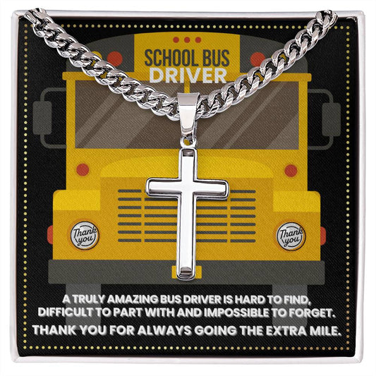 JGF Jewelry Gifts for Family School Bus Driver Appreciation Gifts For Men