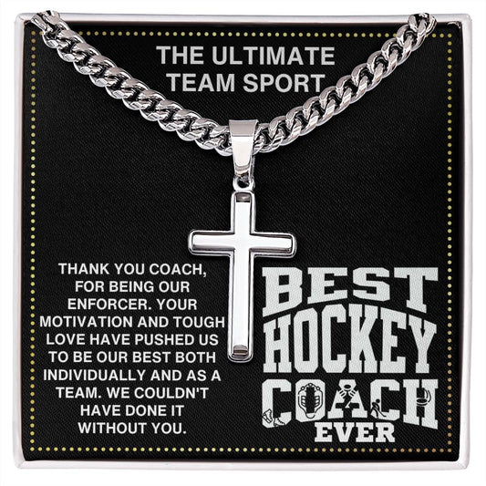 JGF Jewelry Gifts for Family Thank You Coach Field Hockey Necklace