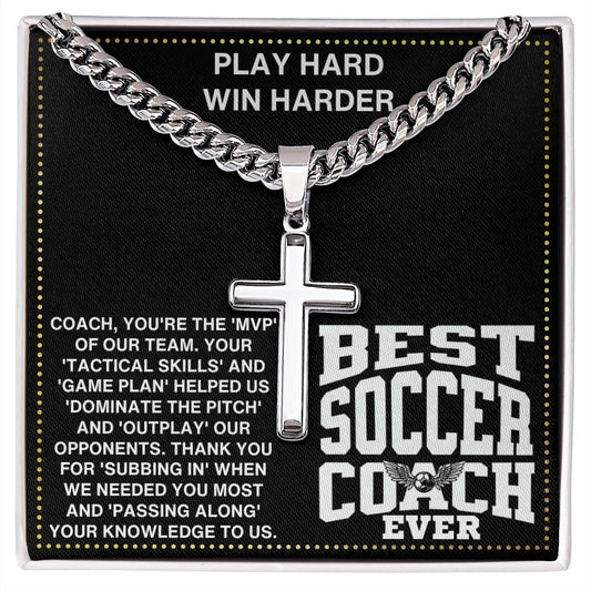 JGF Jewelry Gifts for Family Soccer Coach Thank You Gift