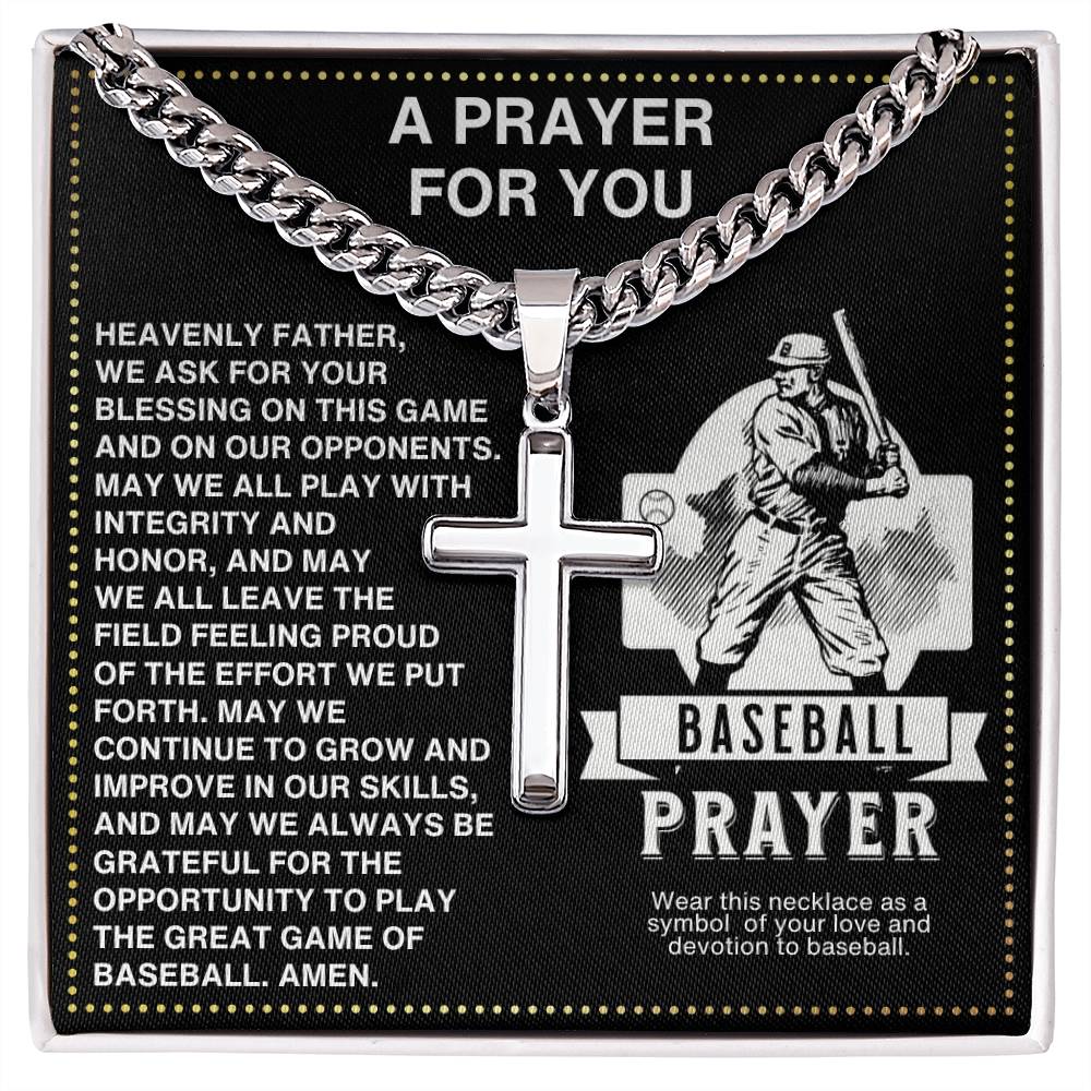 JGF Jewelry Gifts for Family Baseball Prayer