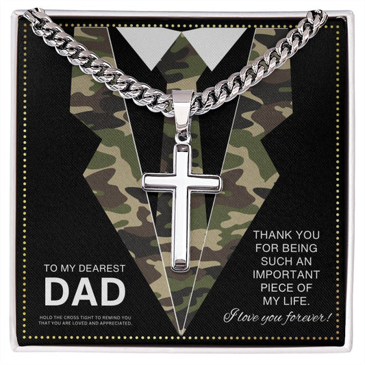 JGF Jewelry Gifts for Family Military Necklace For Men Army Necklace For Men Marine Corps Necklace