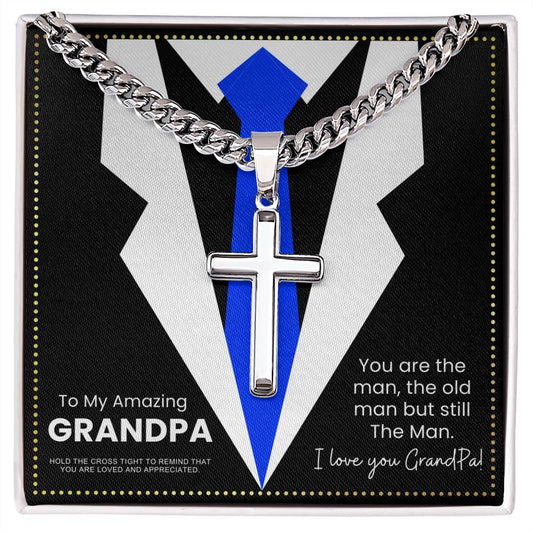 JGF Jewelry Gifts for Family Birthday Gifts For Papa From Granddaughter GrandKids Daughter