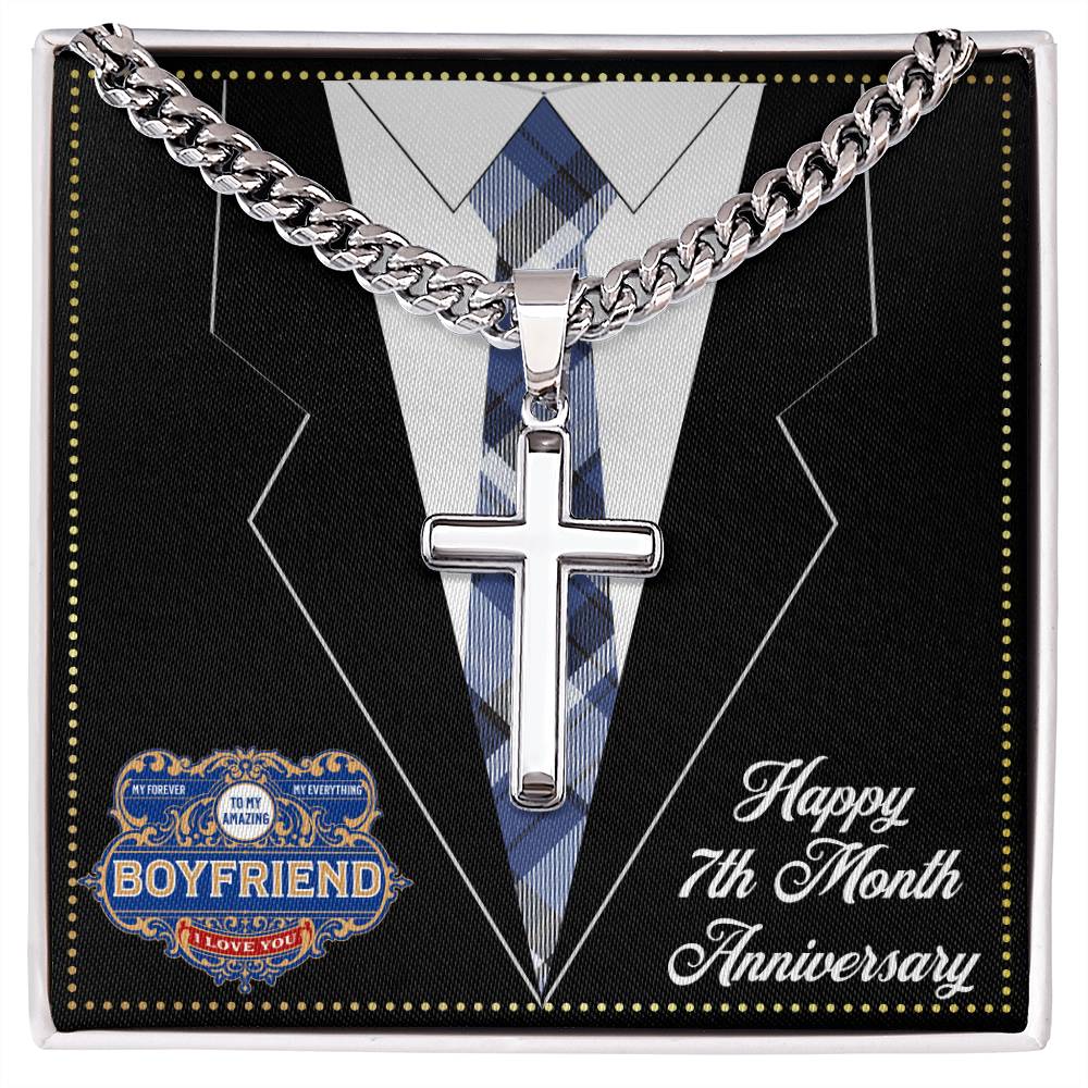 JGF Jewelry Gifts for Family 7 7th Seven Month Anniversary For Boyfriend