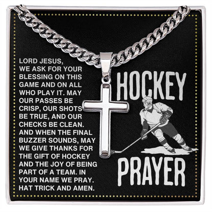 JGF Jewelry Gifts for Family Hockey Prayer For Coach