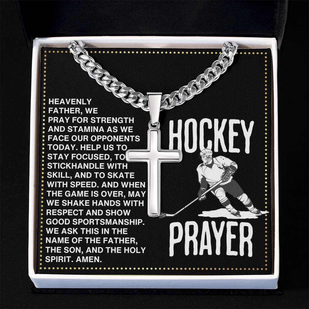 JGF Jewelry Gifts for Family Ice Hockey Necklace For Men Coach