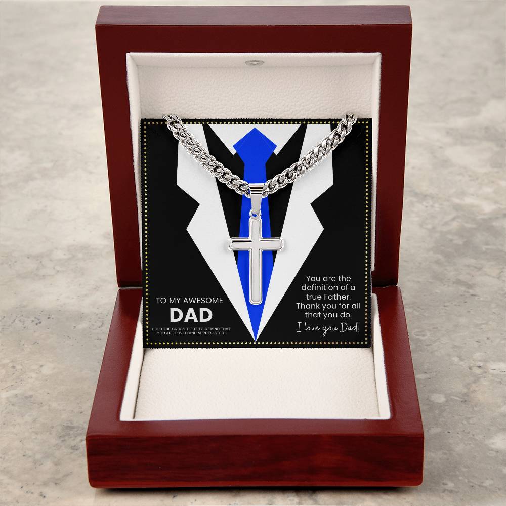 JGF Jewelry Gifts for Family Celtic Cross Pendant For Men Presents To Get Your Dad For His Birthday