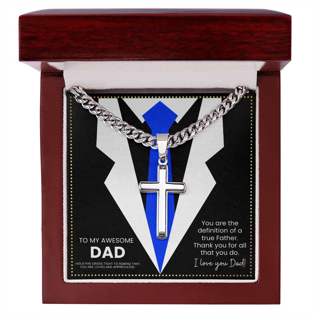 JGF Jewelry Gifts for Family Celtic Cross Pendant For Men Presents To Get Your Dad For His Birthday