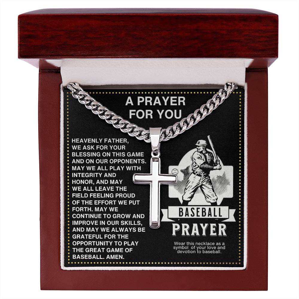 JGF Jewelry Gifts for Family Baseball Prayer