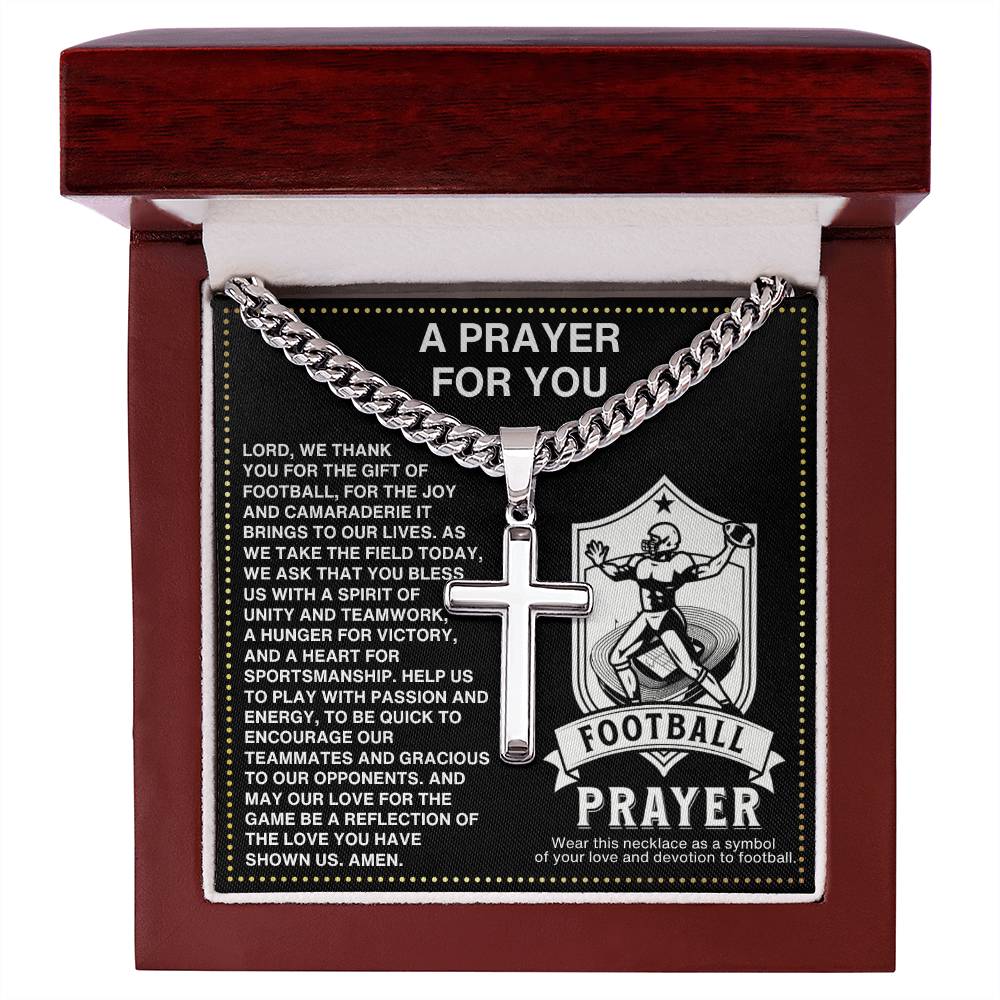 JGF Jewelry Gifts for Family Football Prayer