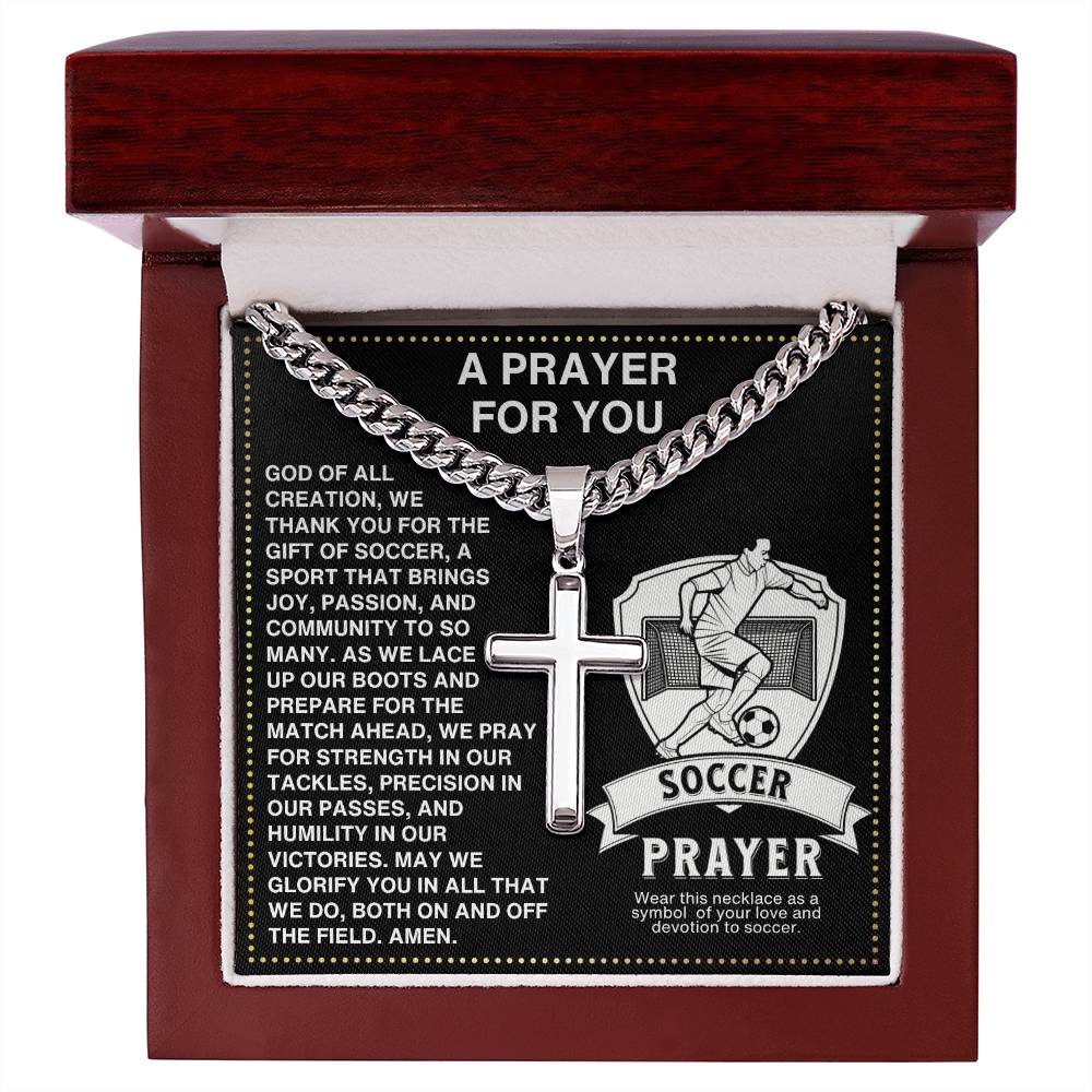 JGF Jewelry Gifts for Family Soccer Prayer