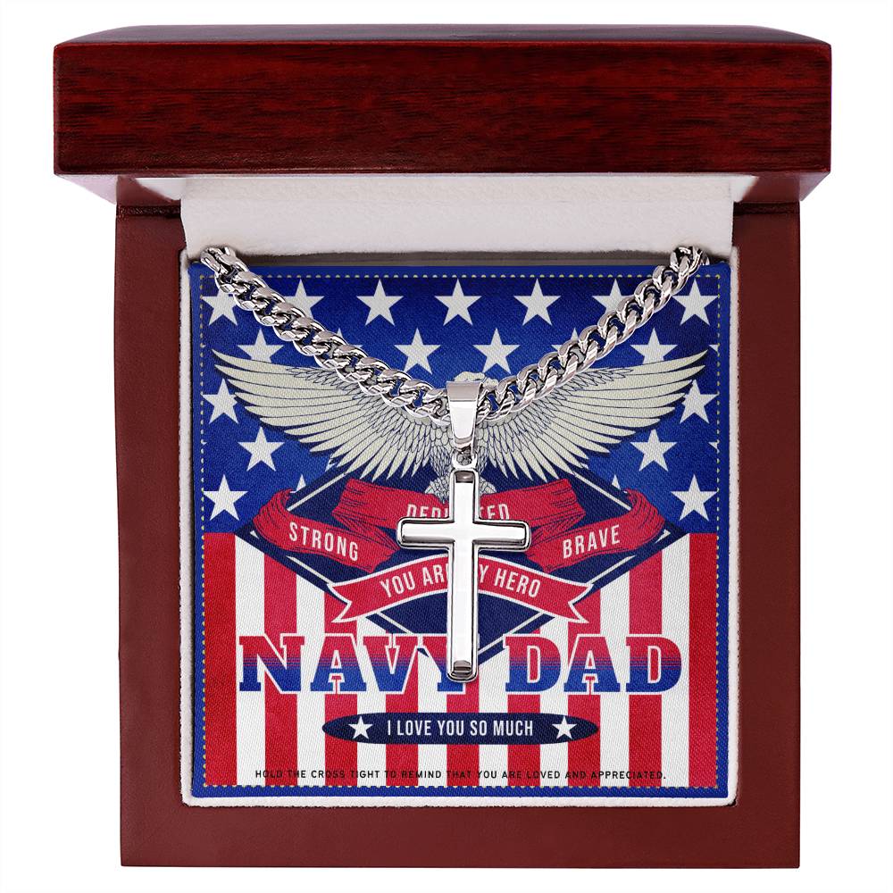 6 JGF Jewelry Gifts for Family  US Navy Dad Gifts For Men