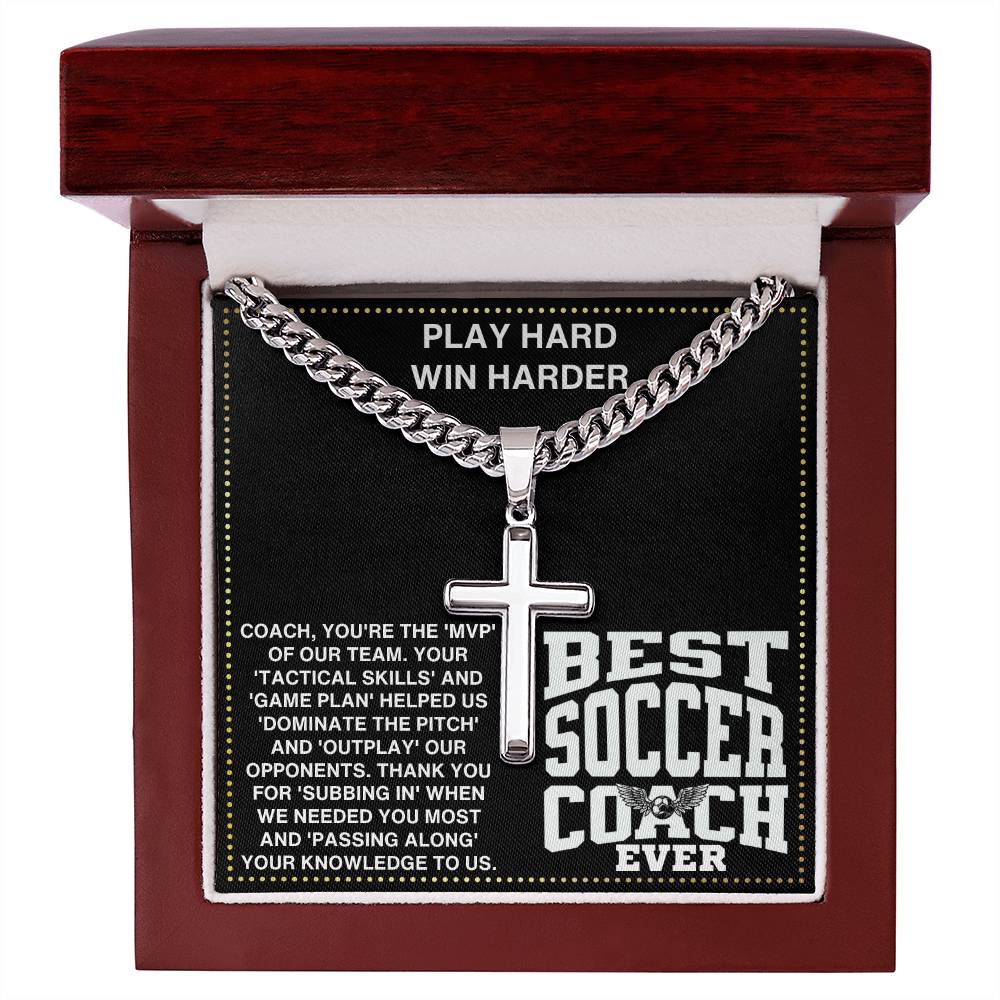 JGF Jewelry Gifts for Family Soccer Coach Thank You Gift