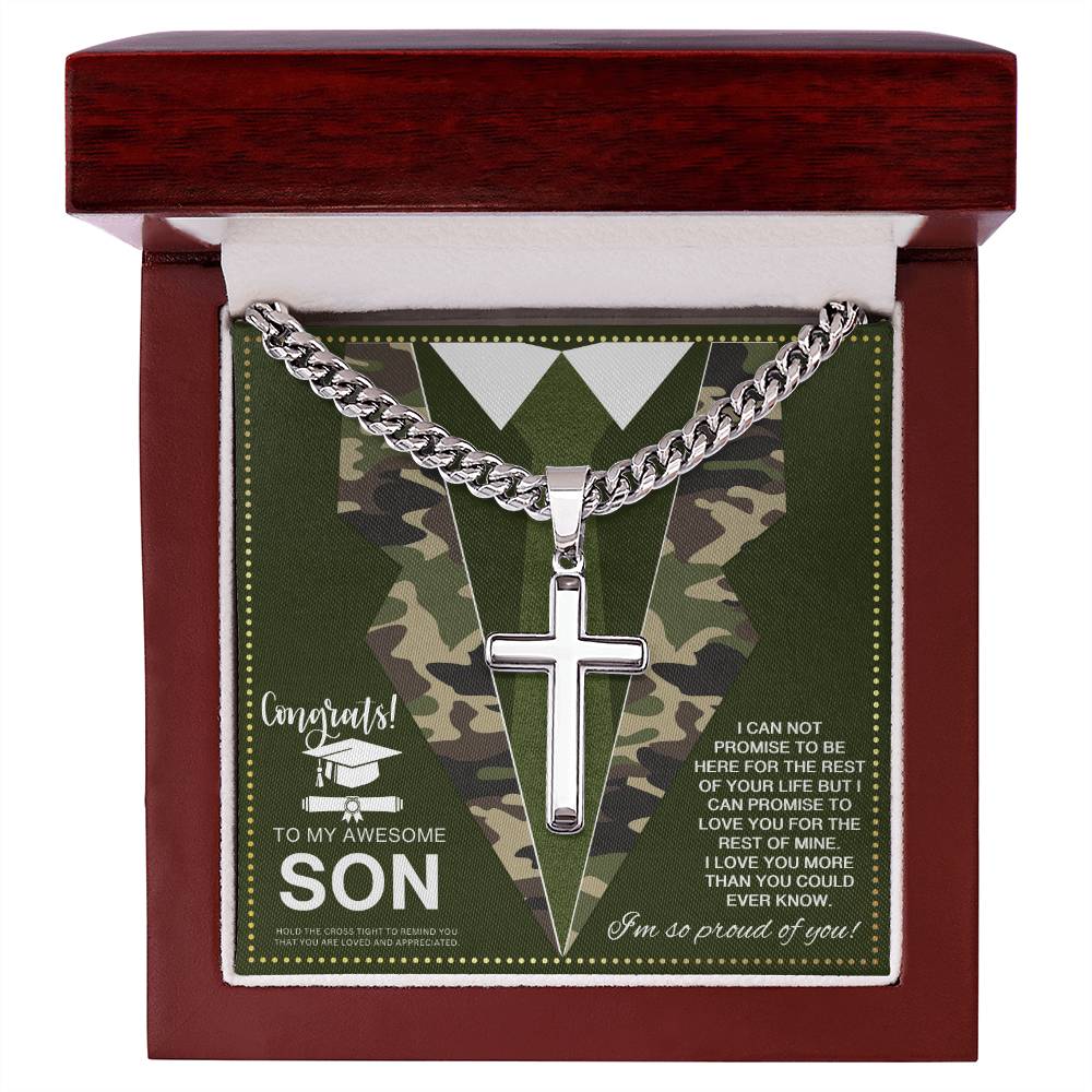 JGF Jewelry Gifts for Family Military Graduation Gifts for Son