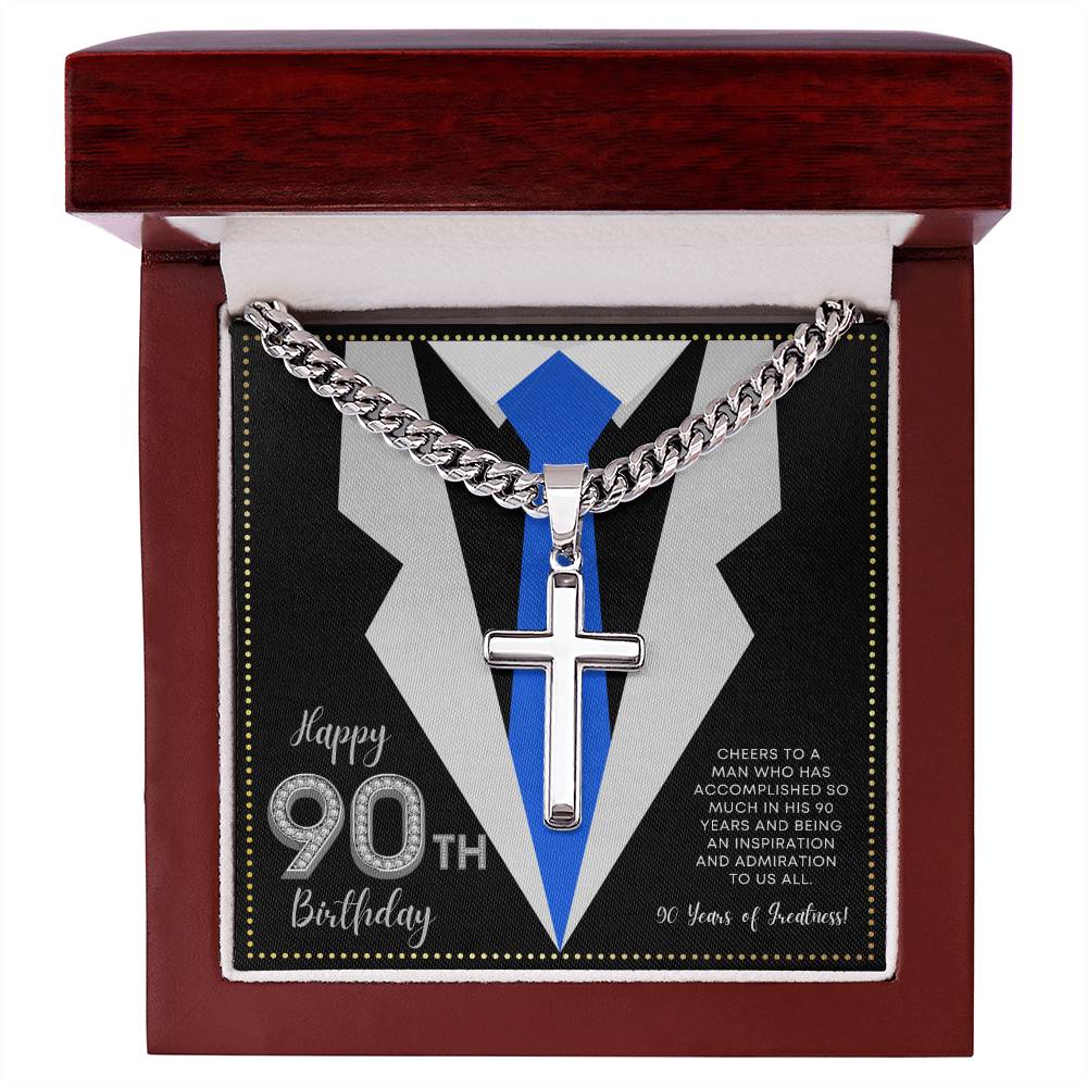 JGF Jewelry Gifts for Family Happy 90th Birthday Gifts Ideas For Men