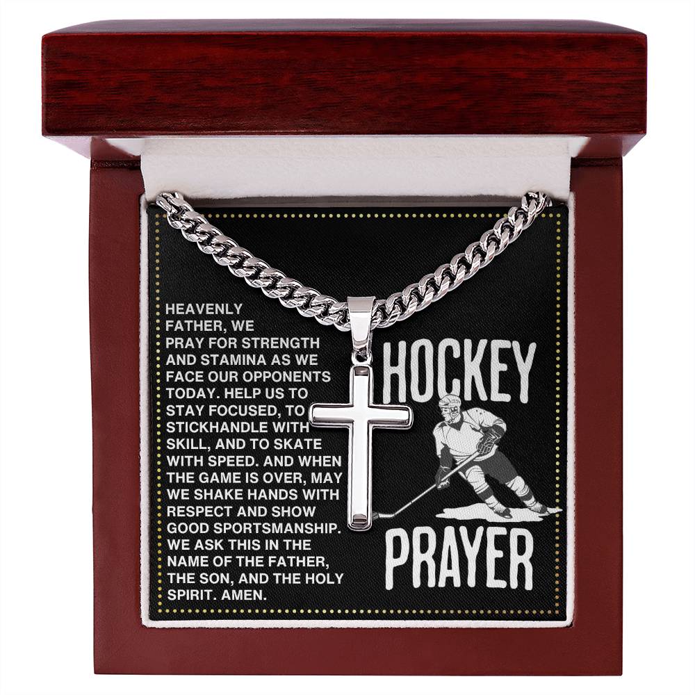 JGF Jewelry Gifts for Family Ice Hockey Necklace For Men Coach