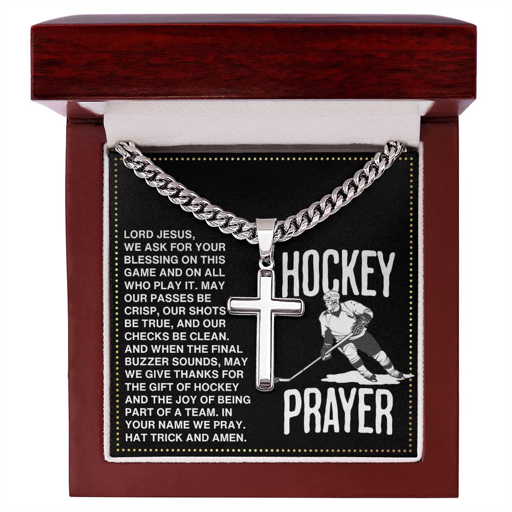 JGF Jewelry Gifts for Family Hockey Prayer For Coach