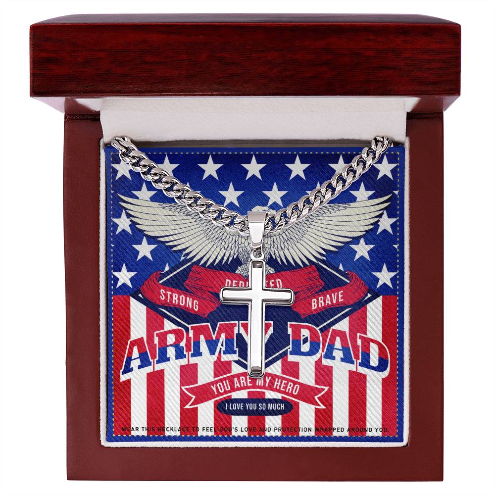 4 JGF Jewelry Gifts for Family US Flag Army Dad Gifts For Men