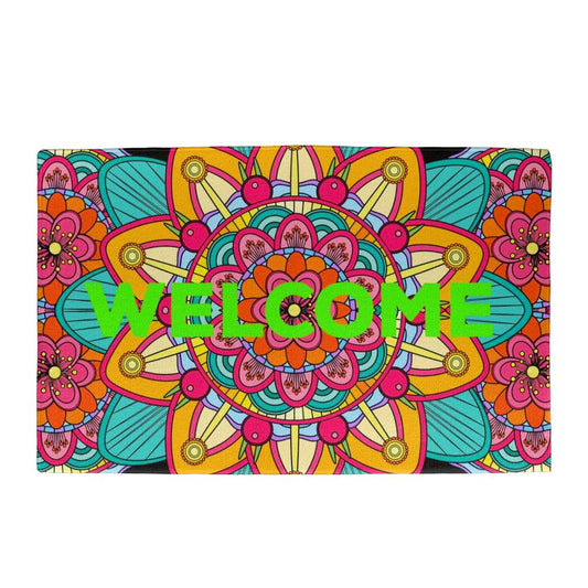 JGF Bohemian Welcome Mats for Front Door Decor