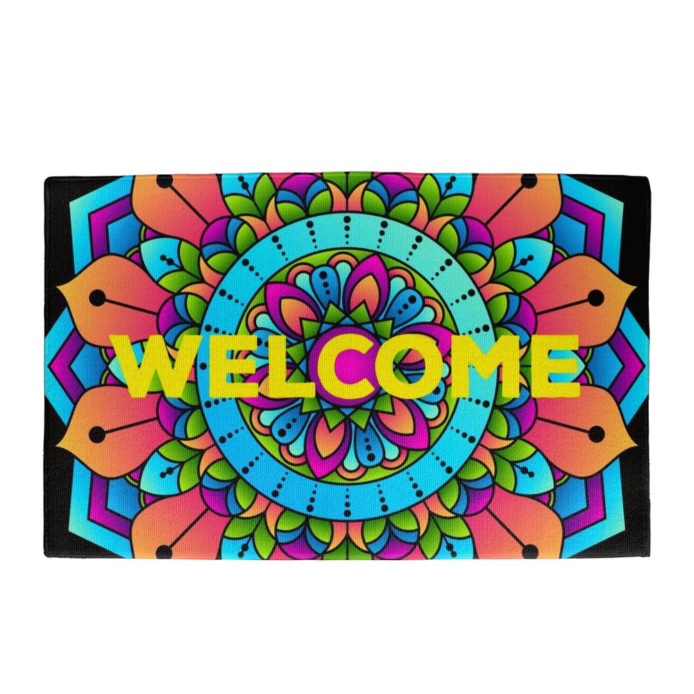 JGF Colorful Front Door Mat Outside Entrance 21x34