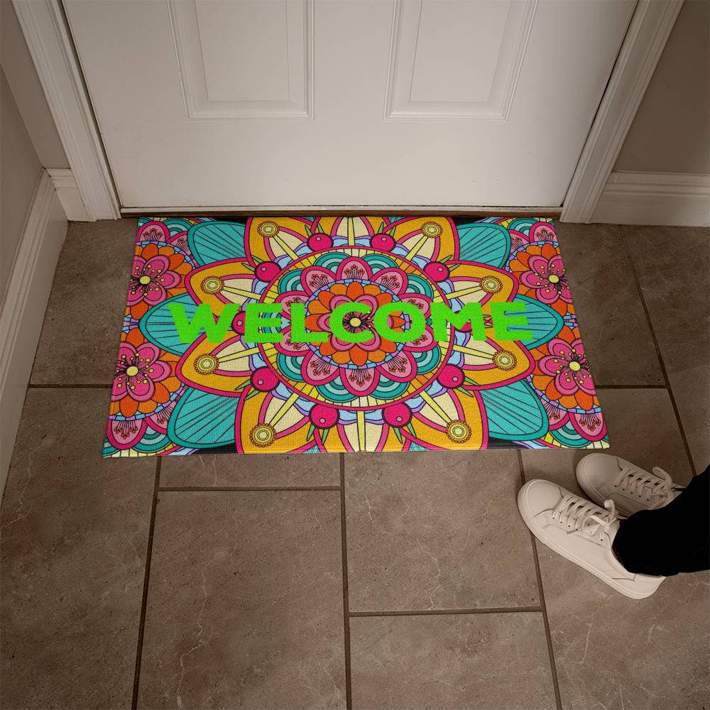 JGF Bohemian Welcome Mats for Front Door Decor