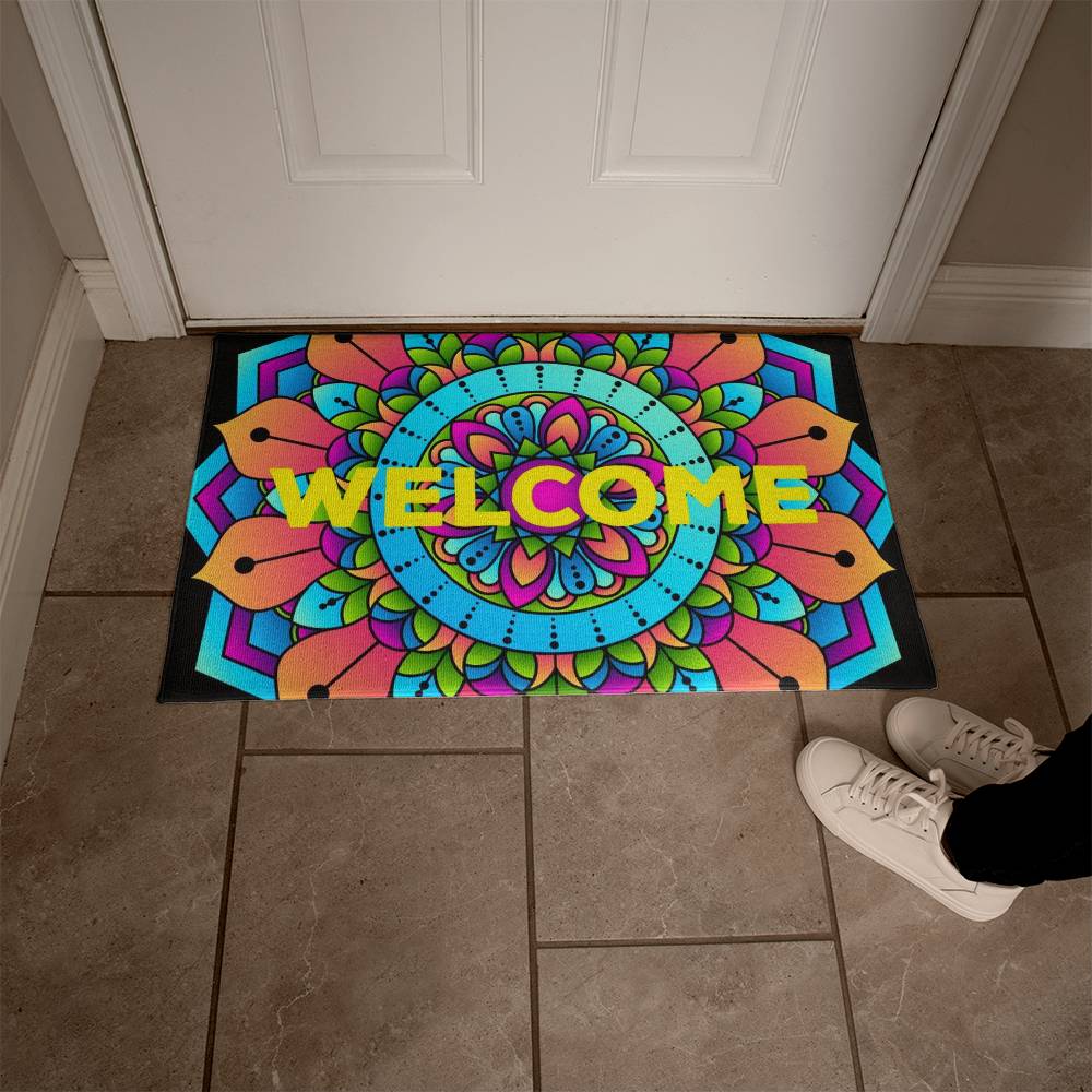 JGF Colorful Front Door Mat Outside Entrance 21x34