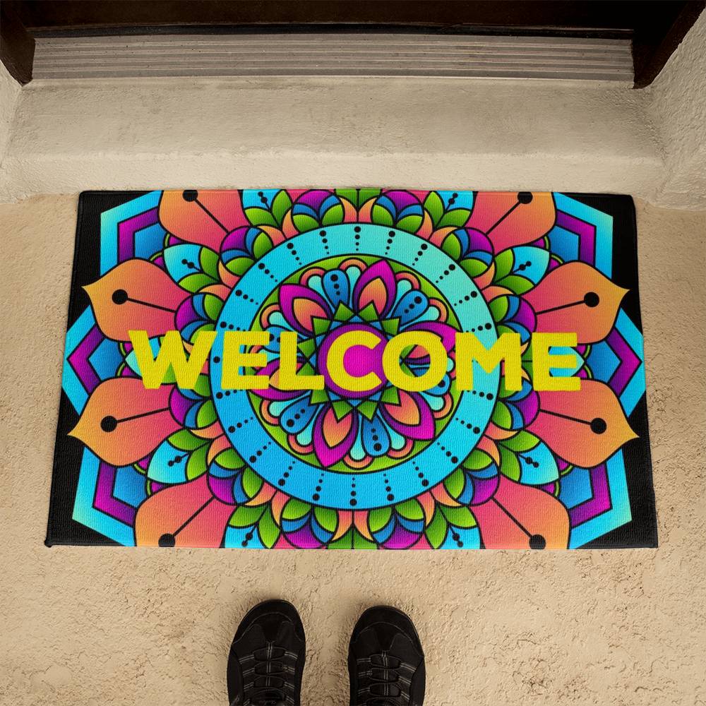 JGF Colorful Front Door Mat Outside Entrance 21x34