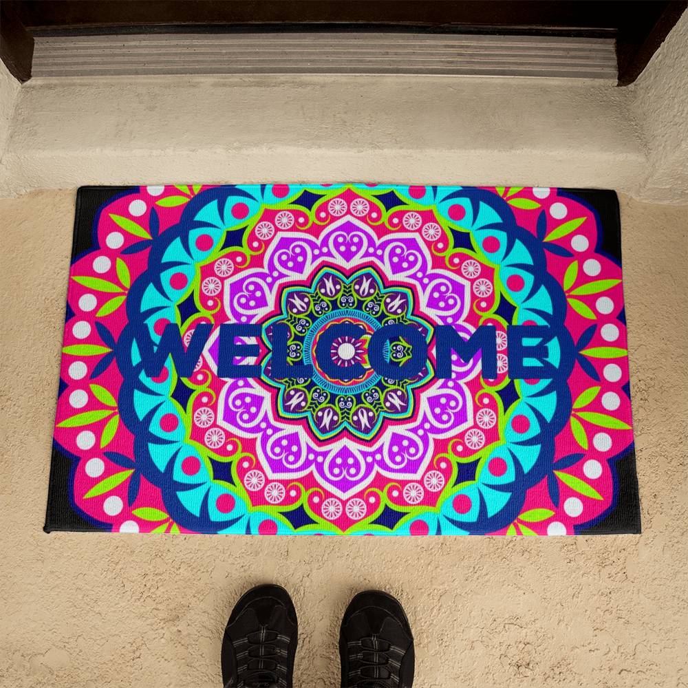 JGF Colorful Front Door Mat Outside Entrance