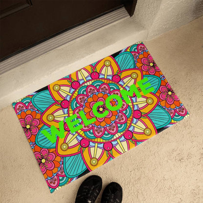 JGF Bohemian Welcome Mats for Front Door Decor